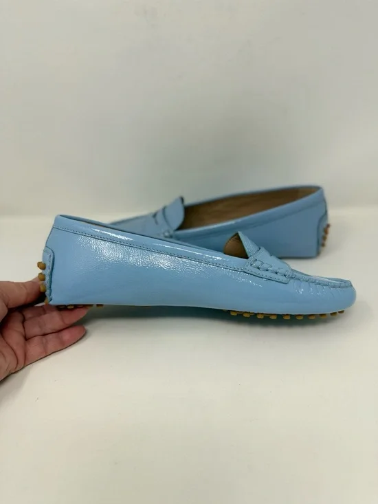 New Veronica Beard Jia Driving Loafer Sky Blue Sz 8.5 - Picture 10 of 14